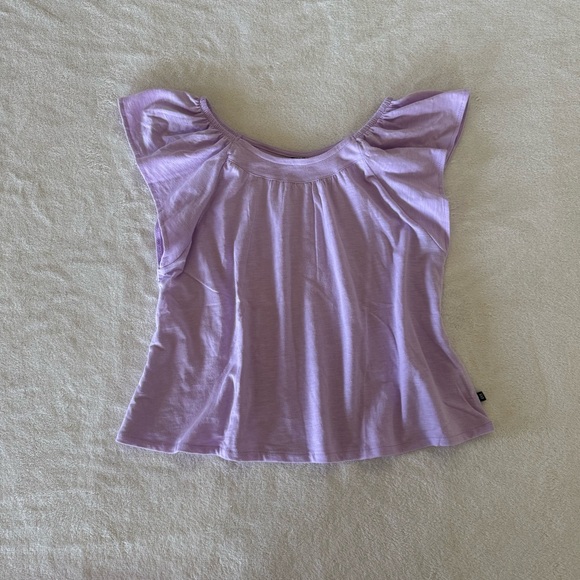 GAP Other - GAP Lilac Flutter-Sleeve T-Shirt